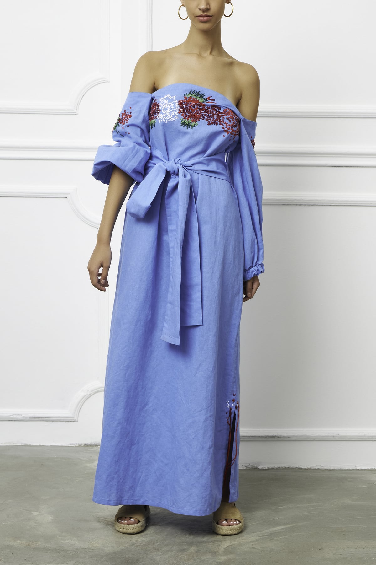 ÉtÉ Maxi linen dress