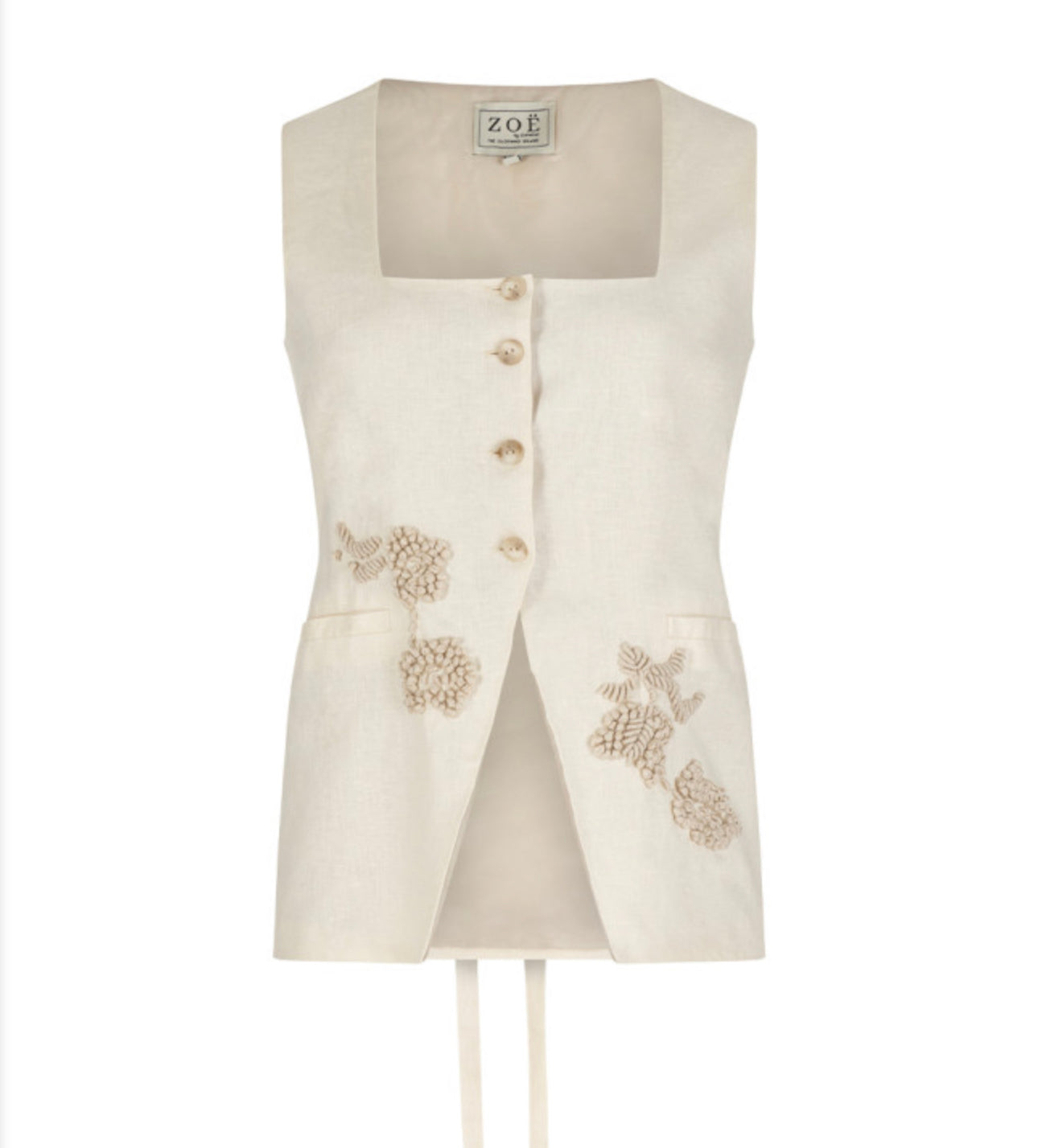 Linen Vest KATIE zoe