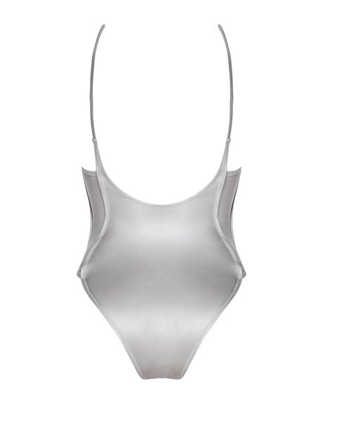 BIANCA ONE-PIECE IN SILVER PEARL