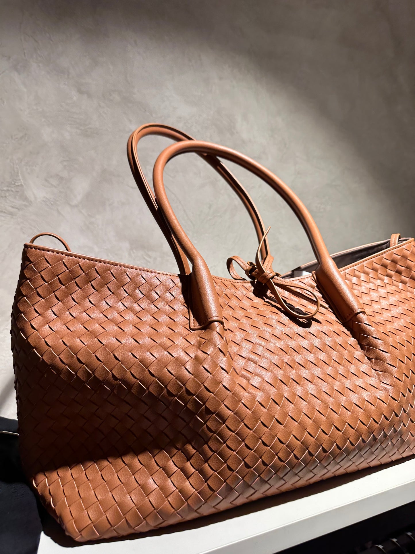 Leather Black/ Brown bag