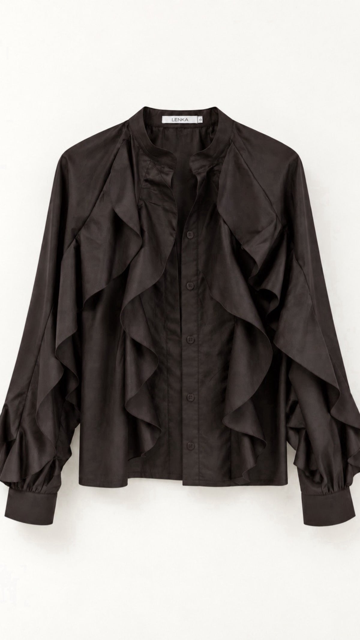 Amazing Lenka Brown Cotton Shirt