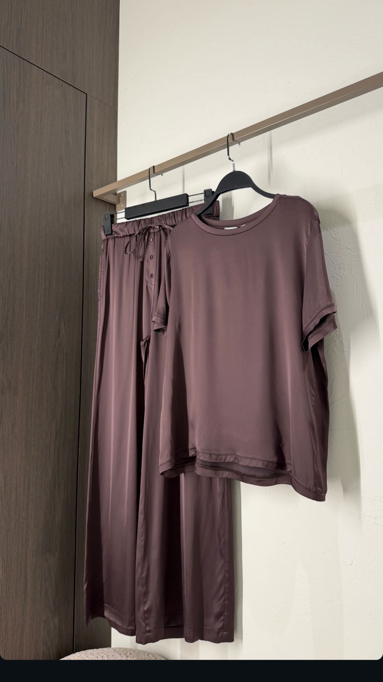 Satin Suit Trendy Confession