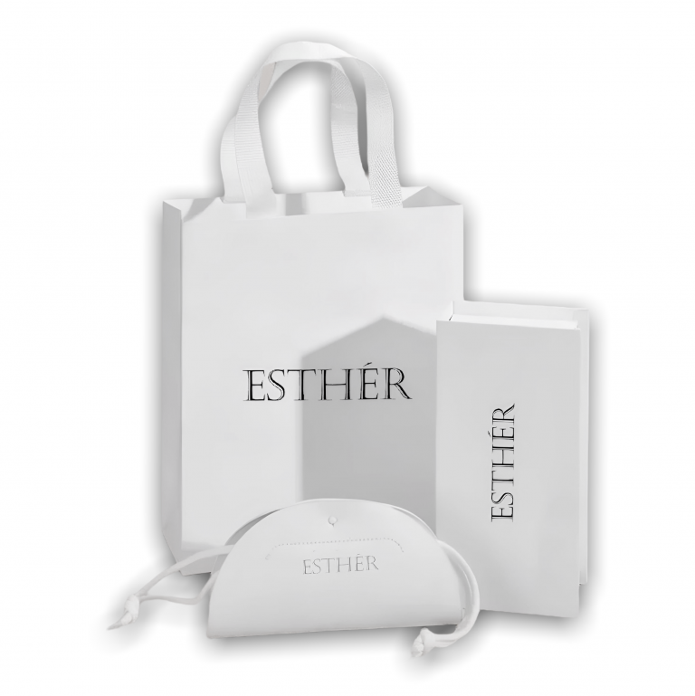 Esther's White Eco Leather Case