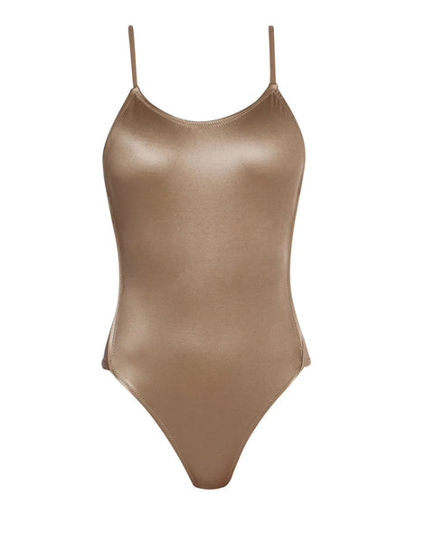 BIANCA ONE-PIECE IN GOLD PEARL