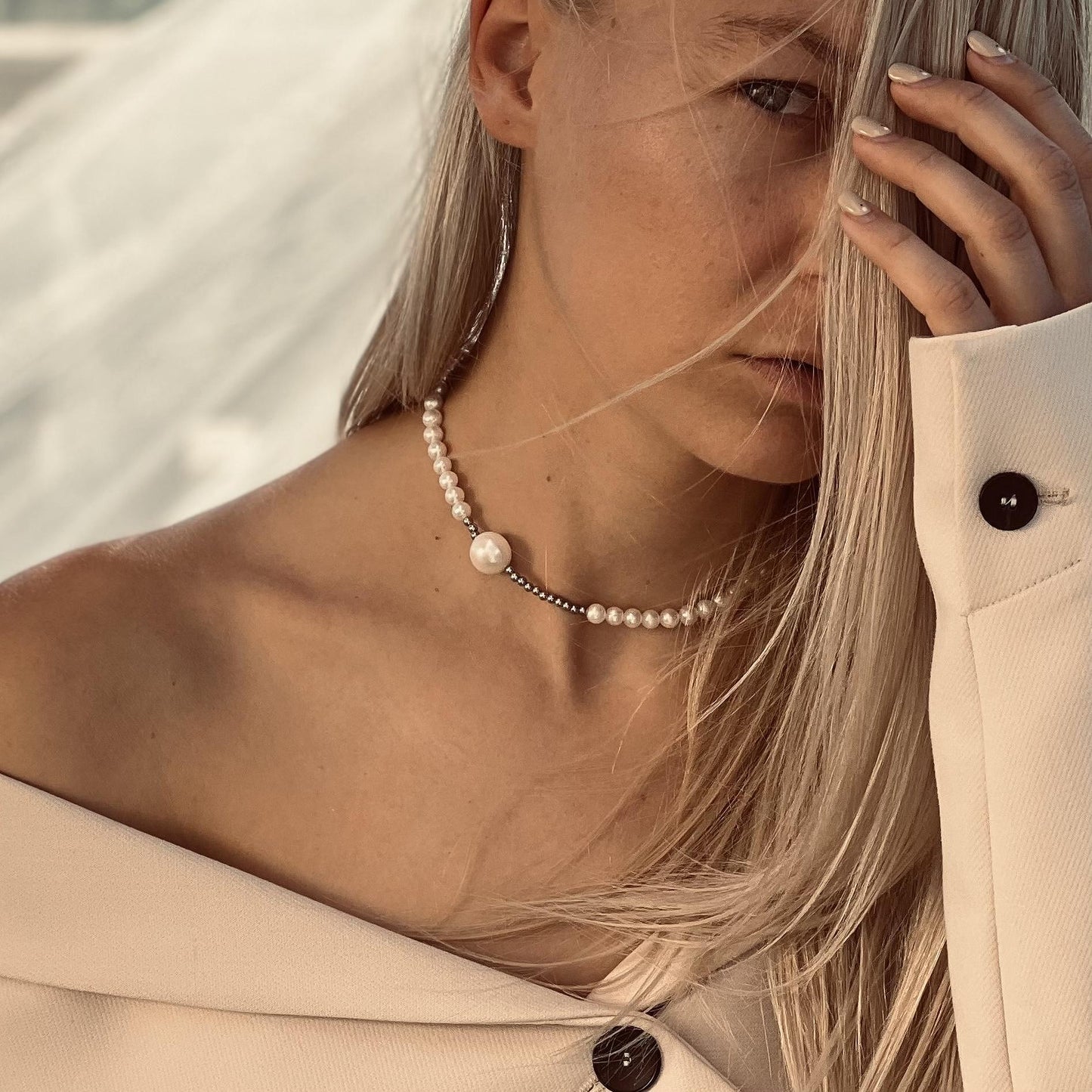 PEARL BEADS NECKLACE