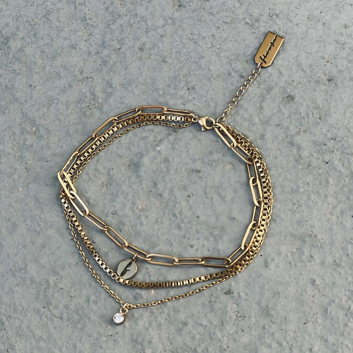 TRIPLET ANKLE BRACELET