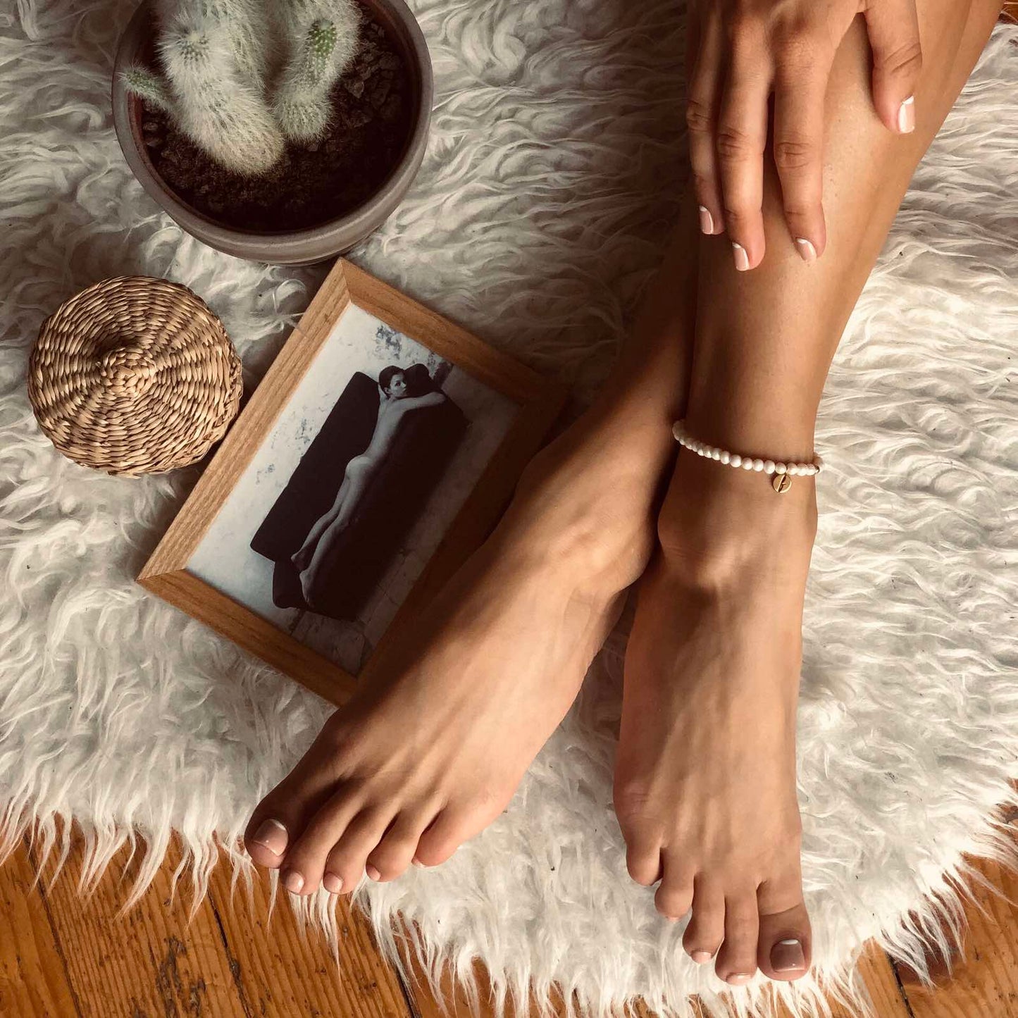 BABY PEARLS ANKLE BRACELET