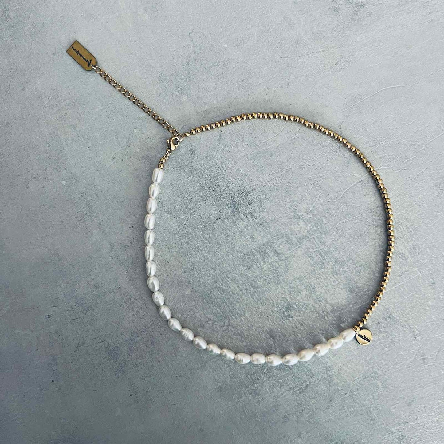 RICE PEARLS BLENDED NECKLACE