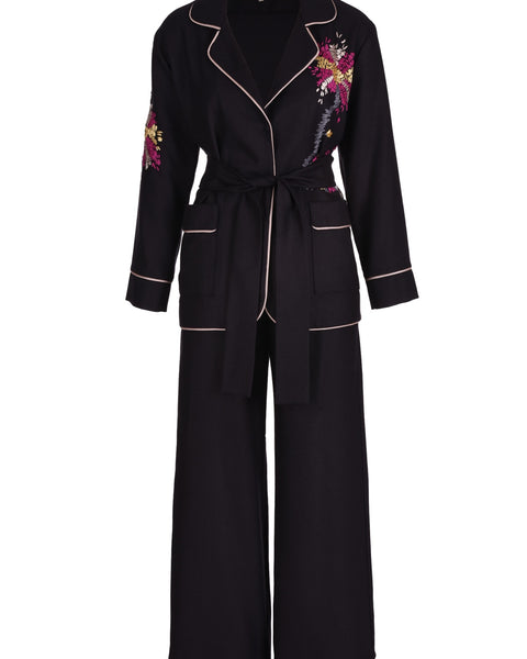 FLEUR silk-woolen suit