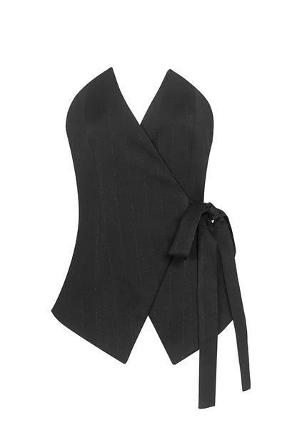 "Stardust" pinstripe top by Airène
