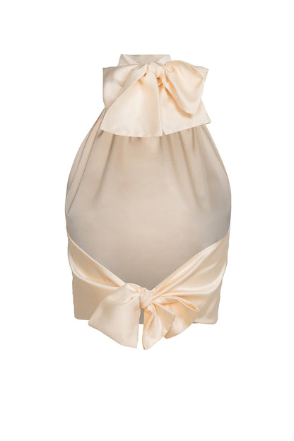 "Perla" top with bows by Airène