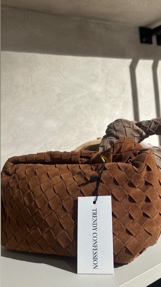 Brown Velvet Small bag