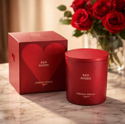 Red Rose Handmade Bio Candle Cereria