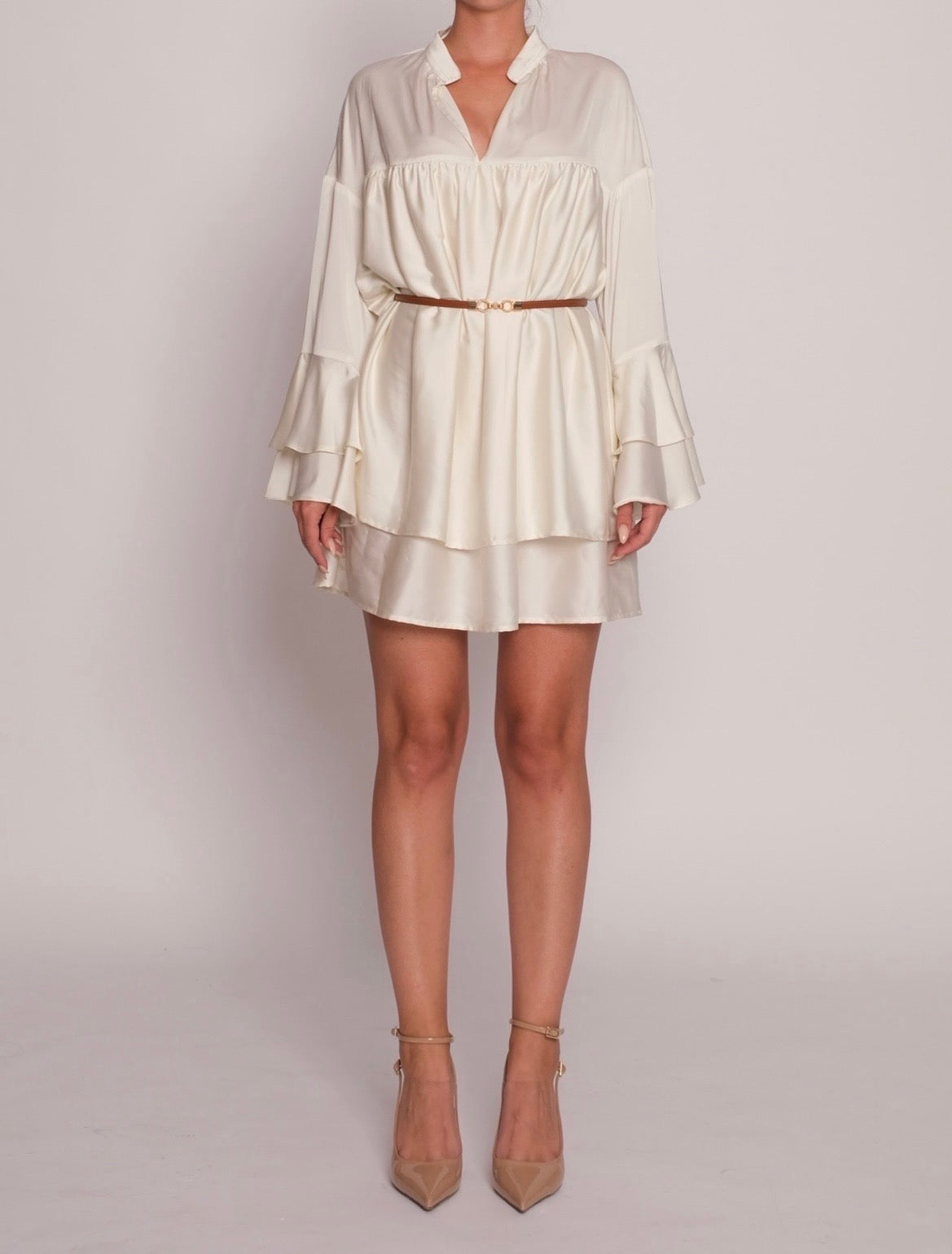 Romantic Wide Chiffon Dress Lenka