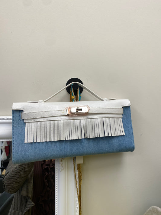 Denim Clutch Les Ables