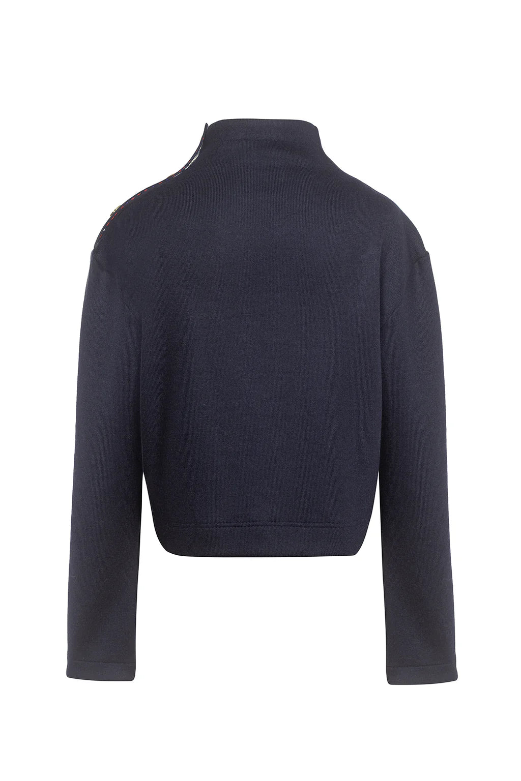 'Celestial’ Navy Wool sweater by Airène