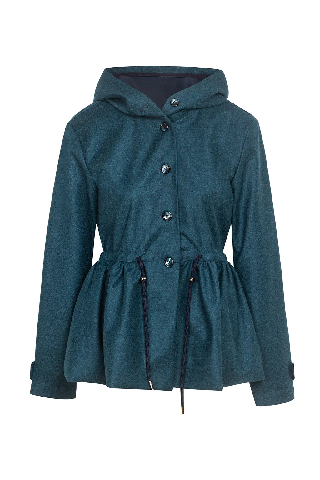 "Marine" wool & cashmere lightweight jacket by Airène