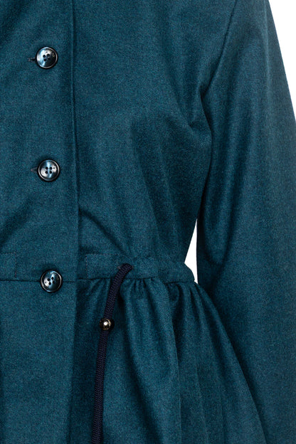 "Marine" wool & cashmere lightweight jacket by Airène
