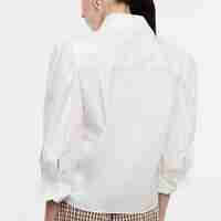 BOW DETAIL PUFF SLEEVE BLOUSE