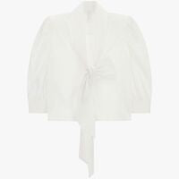 BOW DETAIL PUFF SLEEVE BLOUSE